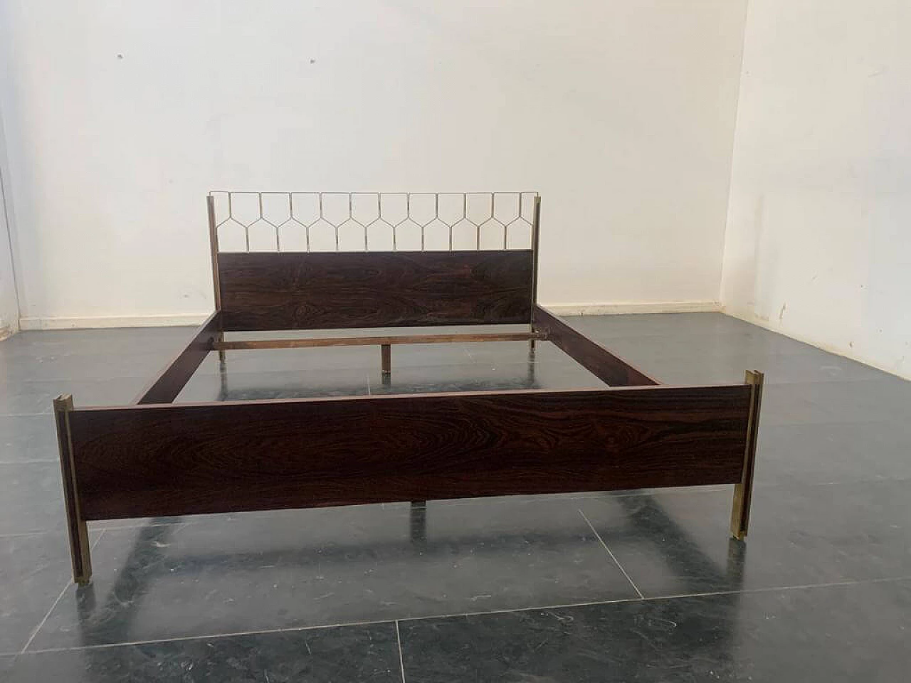 Double bed by Carlo de Carli for Sormani, 1960s 1