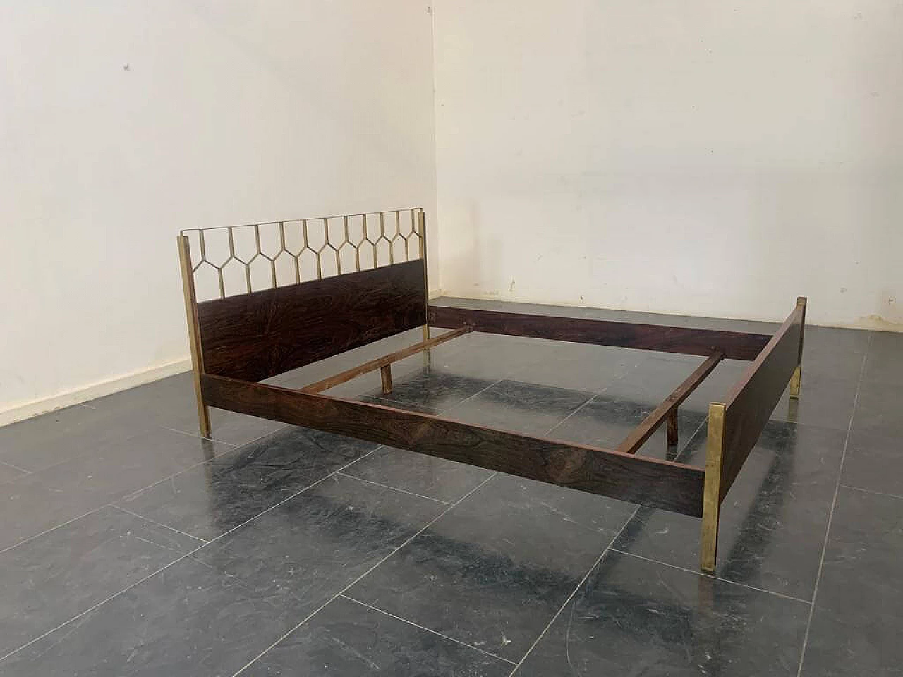 Double bed by Carlo de Carli for Sormani, 1960s 3