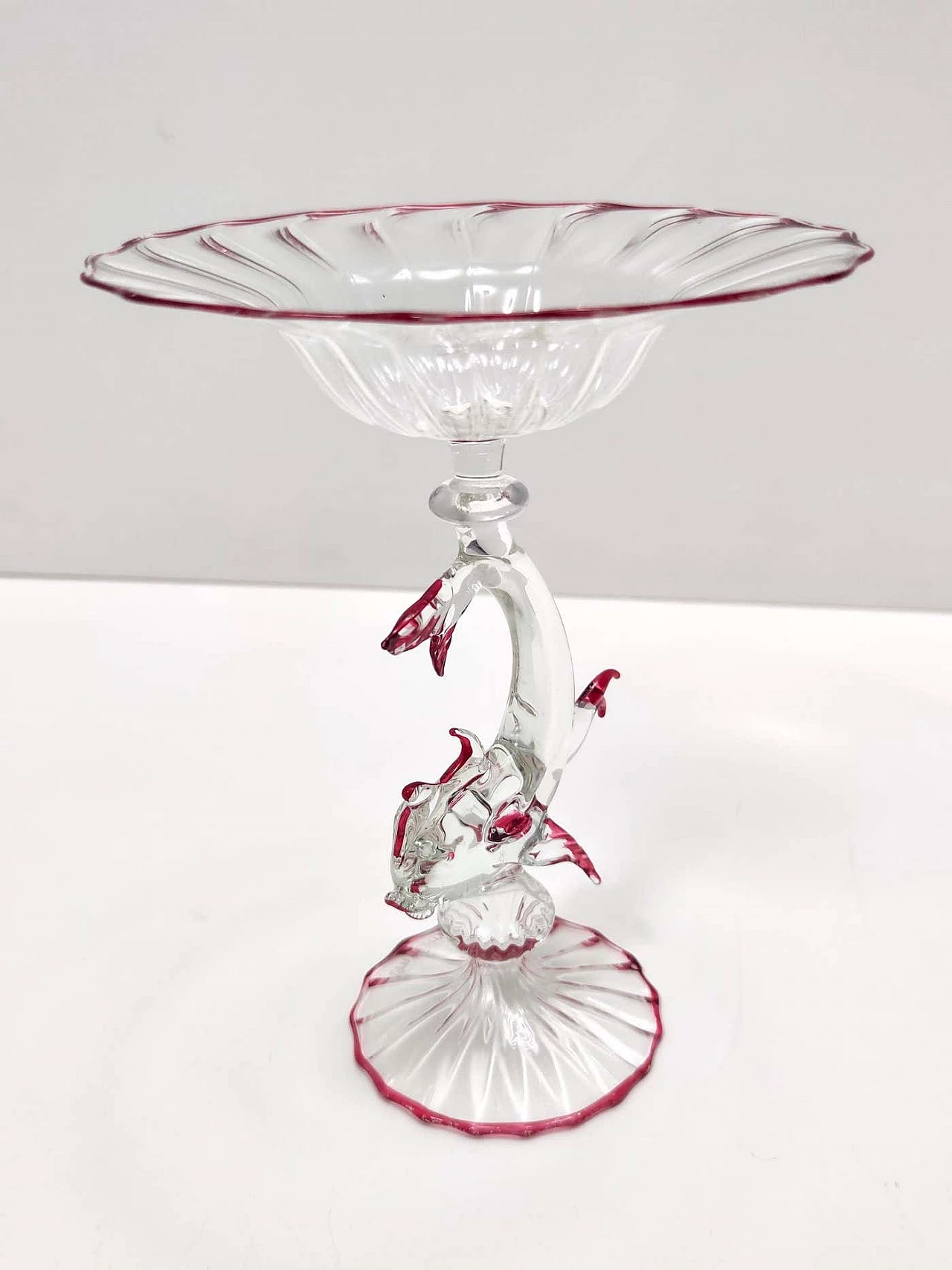 Renaissance-style Murano glass cake stand by La Murrina, 1980s 4