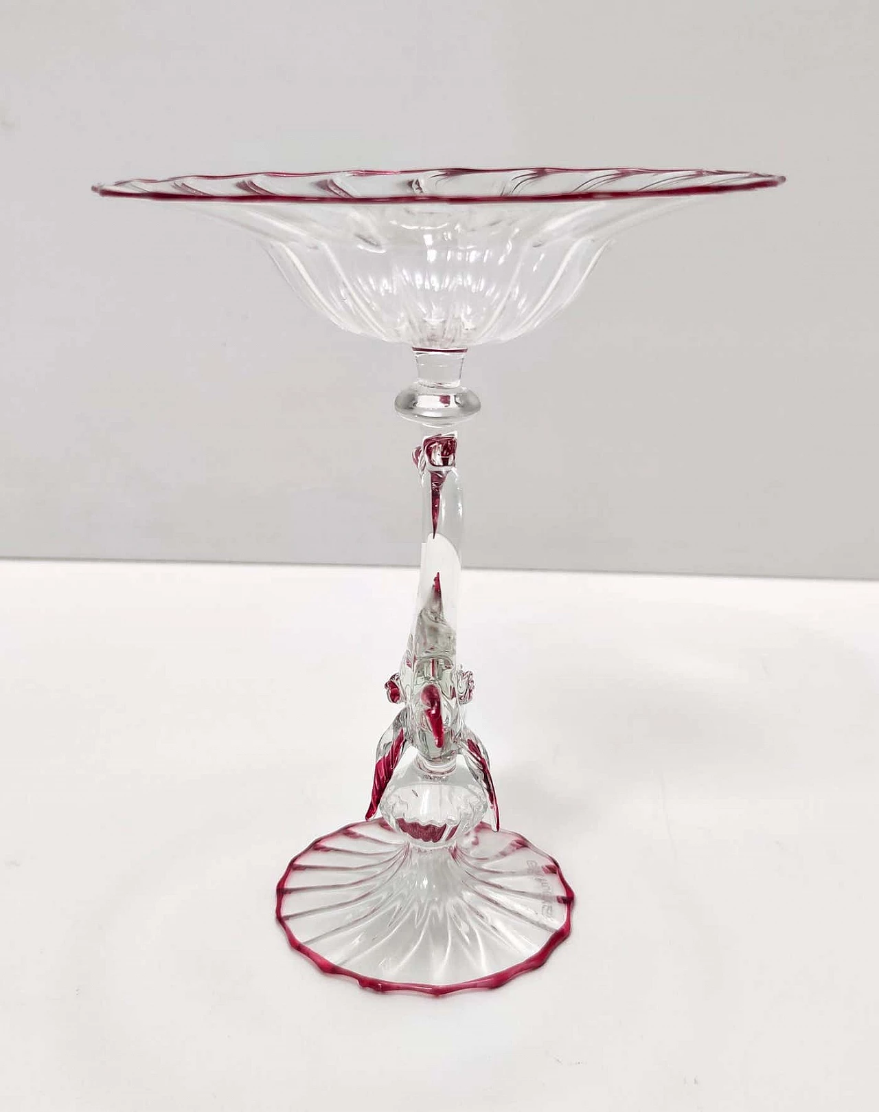 Renaissance-style Murano glass cake stand by La Murrina, 1980s 5