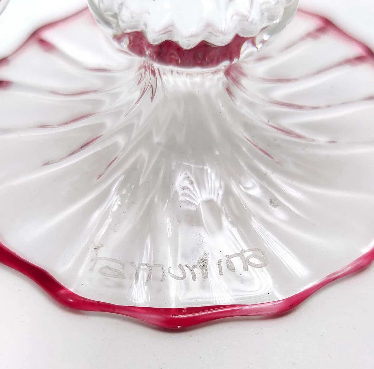 Renaissance-style Murano glass cake stand by La Murrina, 1980s 8