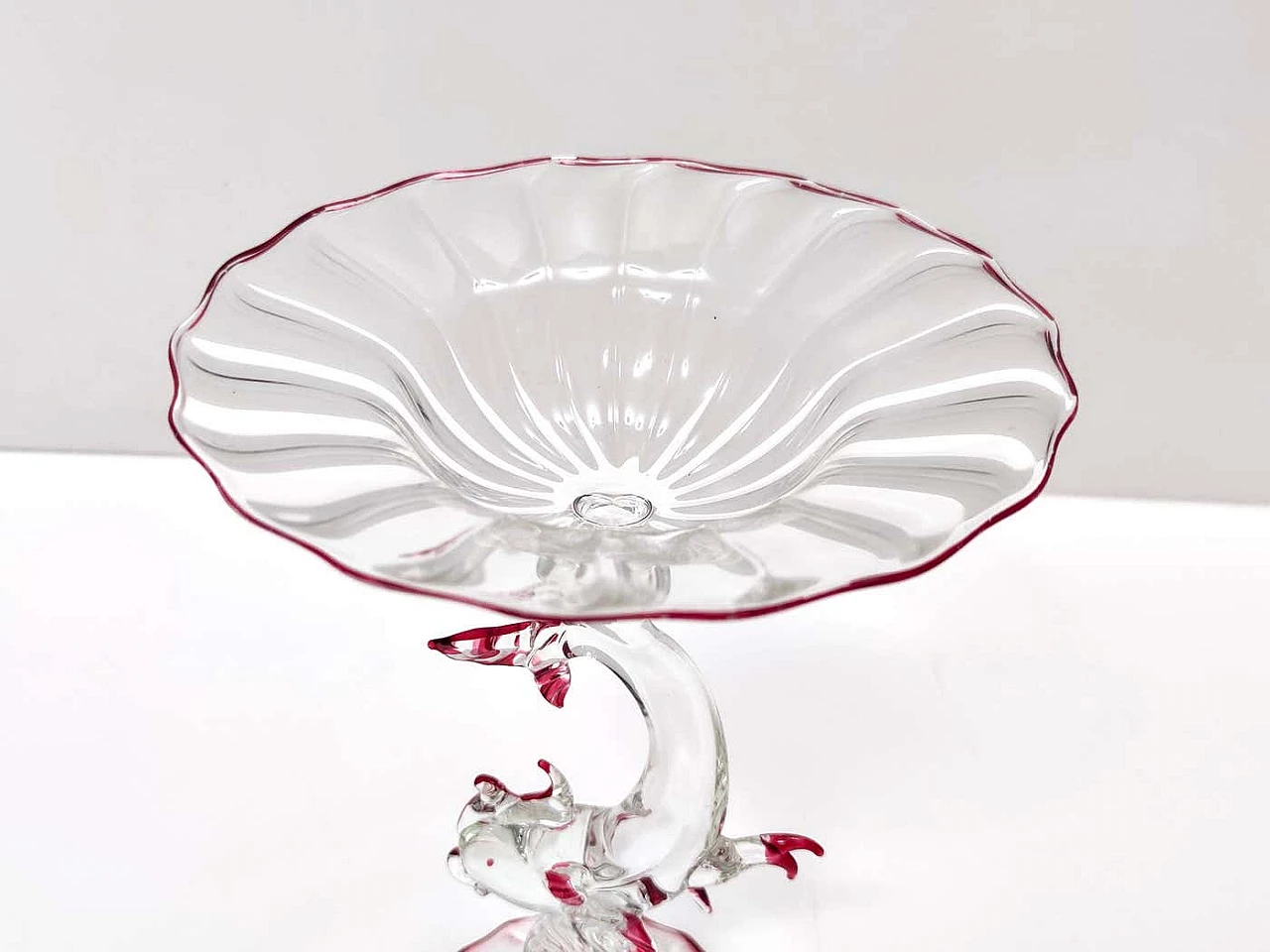 Renaissance-style Murano glass cake stand by La Murrina, 1980s 10