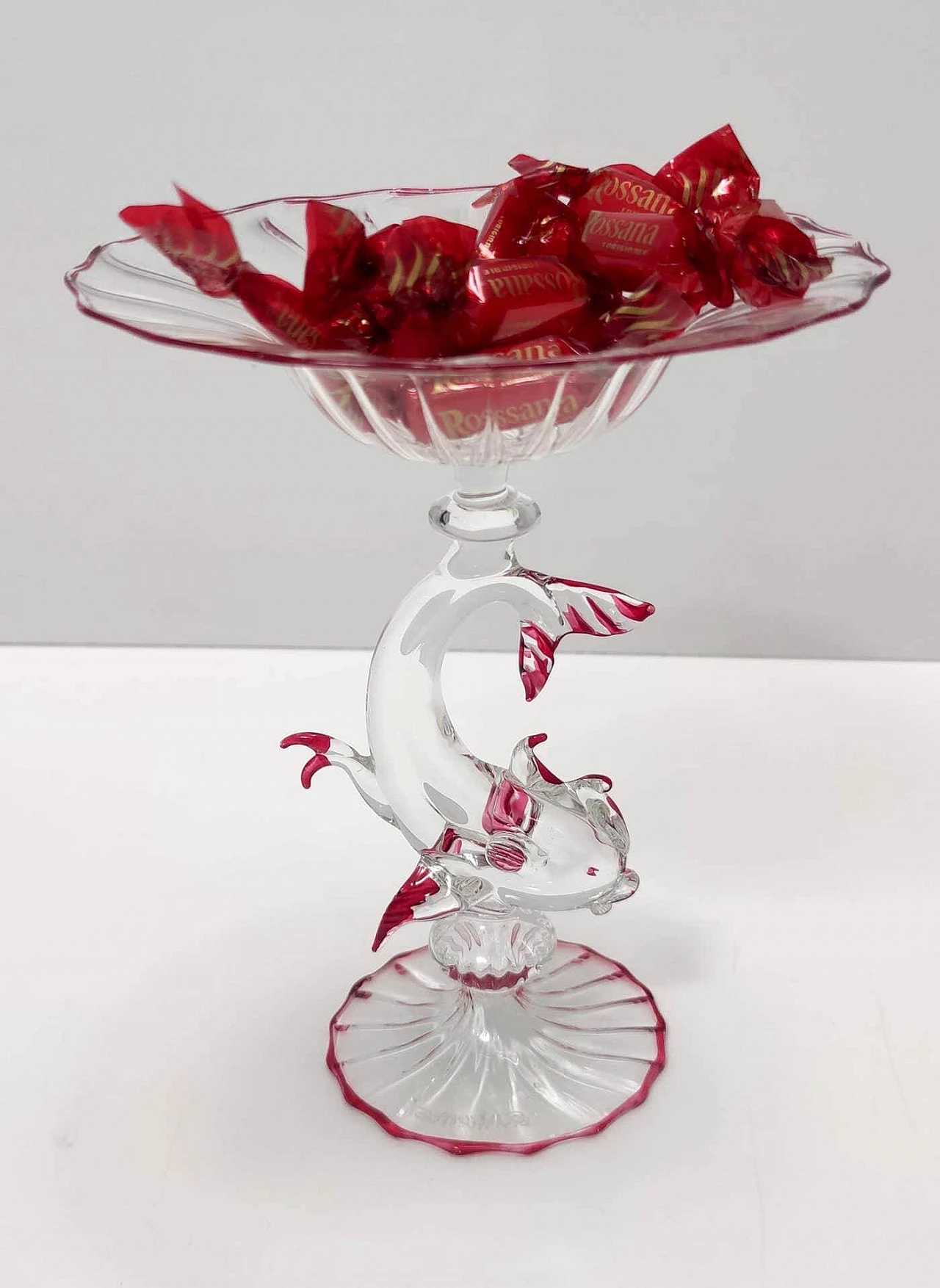Renaissance-style Murano glass cake stand by La Murrina, 1980s 13