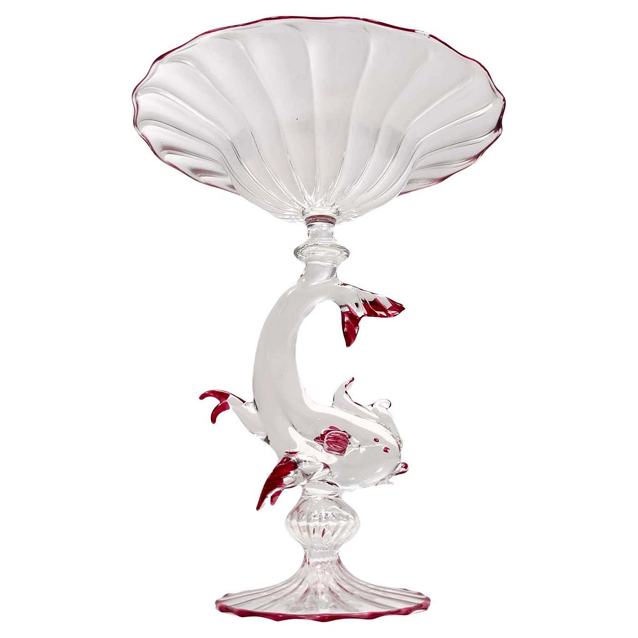 Renaissance-style Murano glass cake stand by La Murrina, 1980s 14