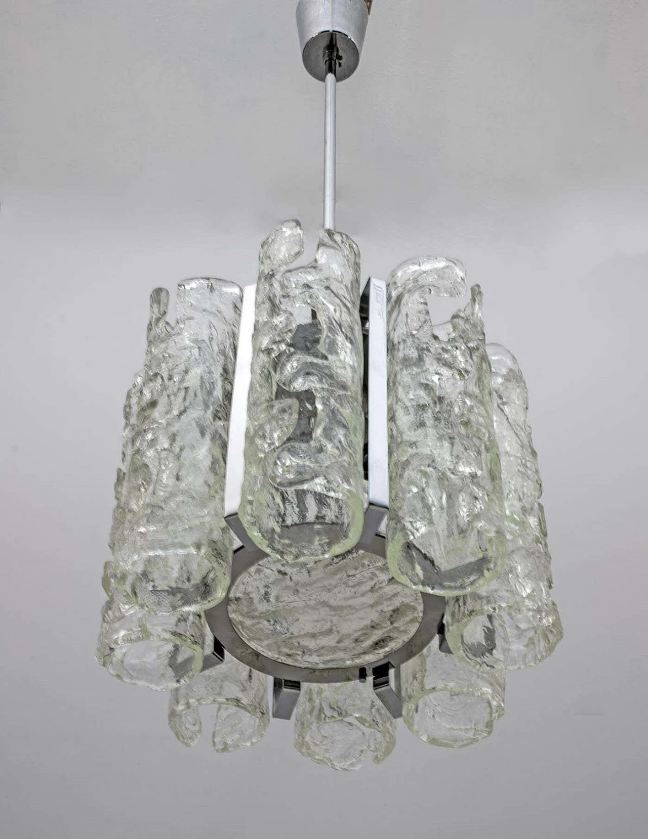 Murano glass chandelier by Carlo Nason for Mazzega, 1970s 5