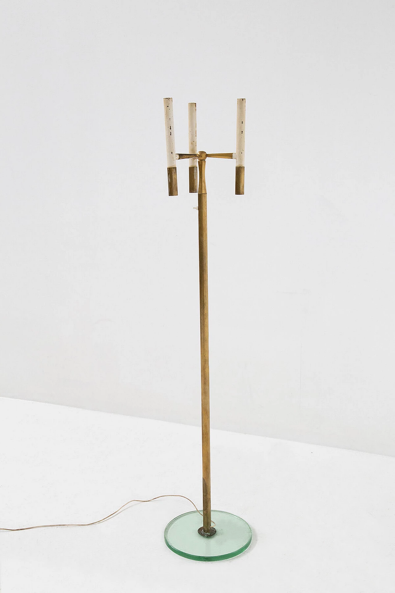 Floor lamp in the style of Fontana Arte, 1950s 2