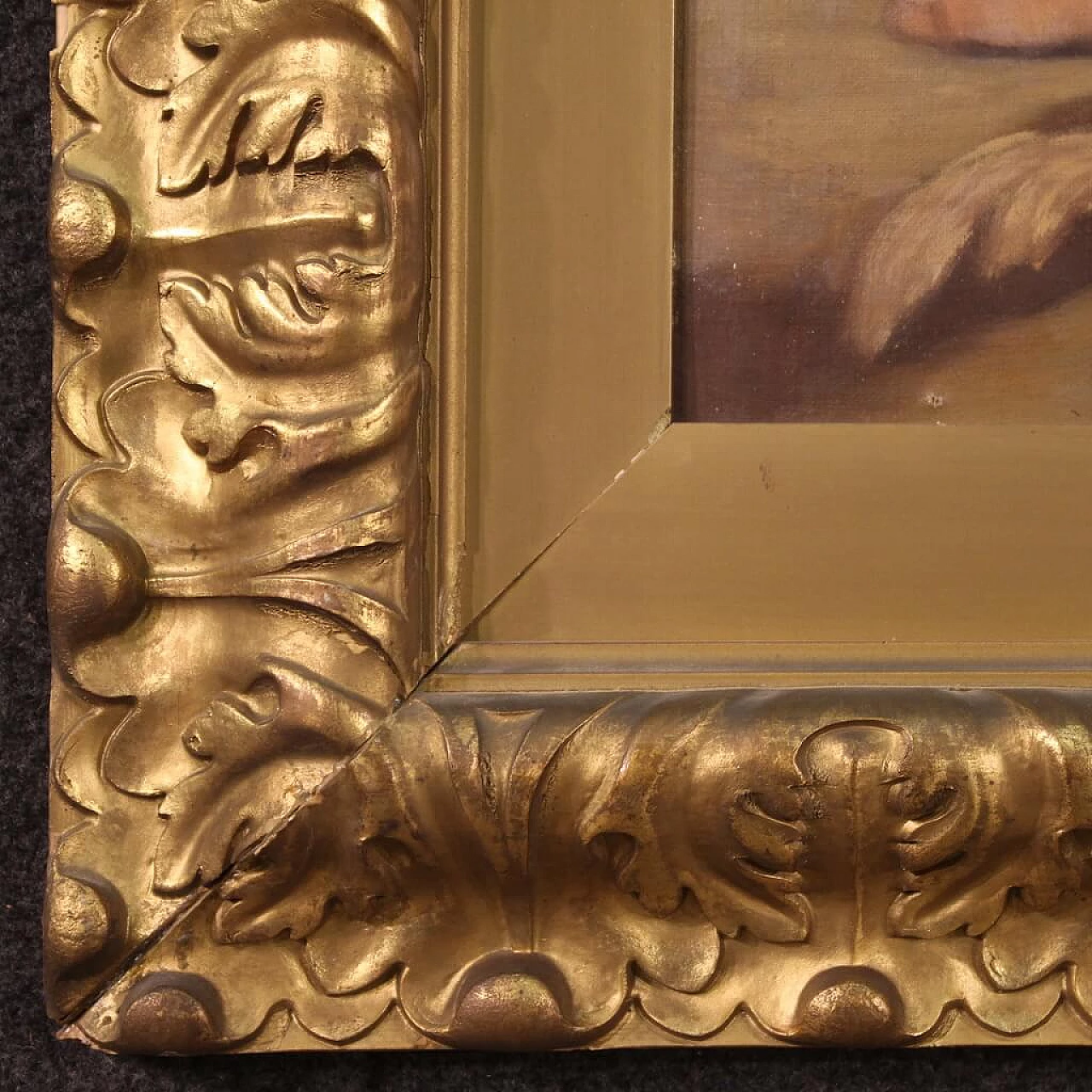 Gioco di putti, dipinto a tempera su tela 4