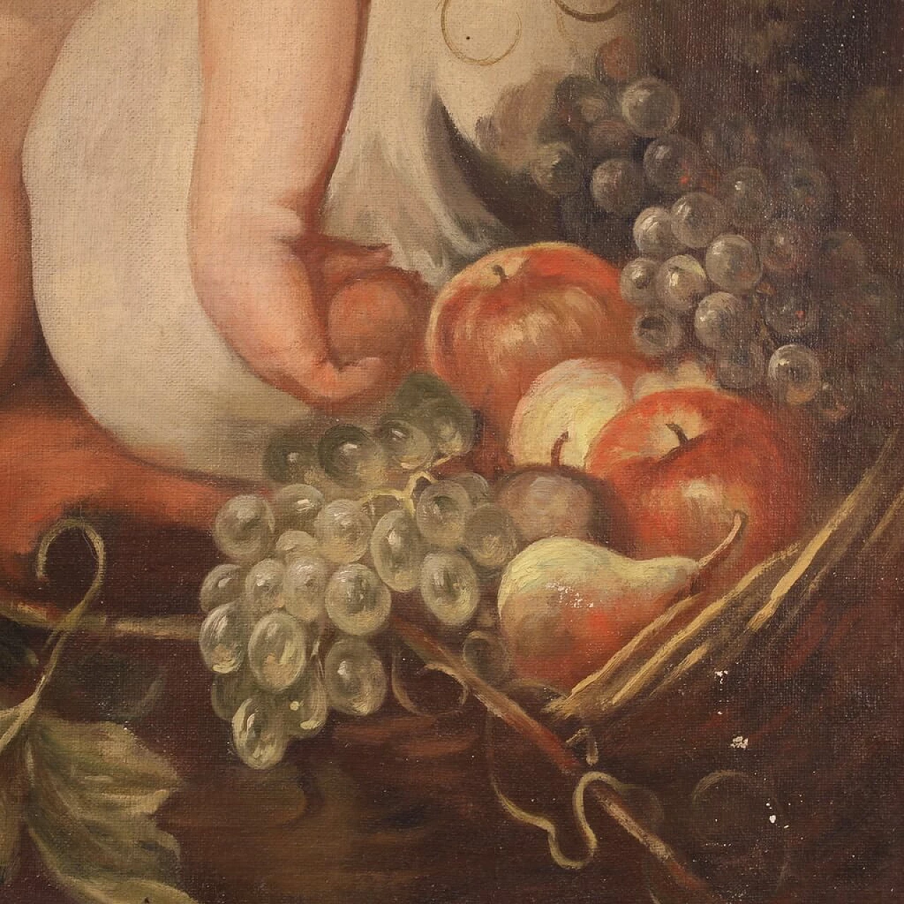 Gioco di putti, dipinto a tempera su tela 7