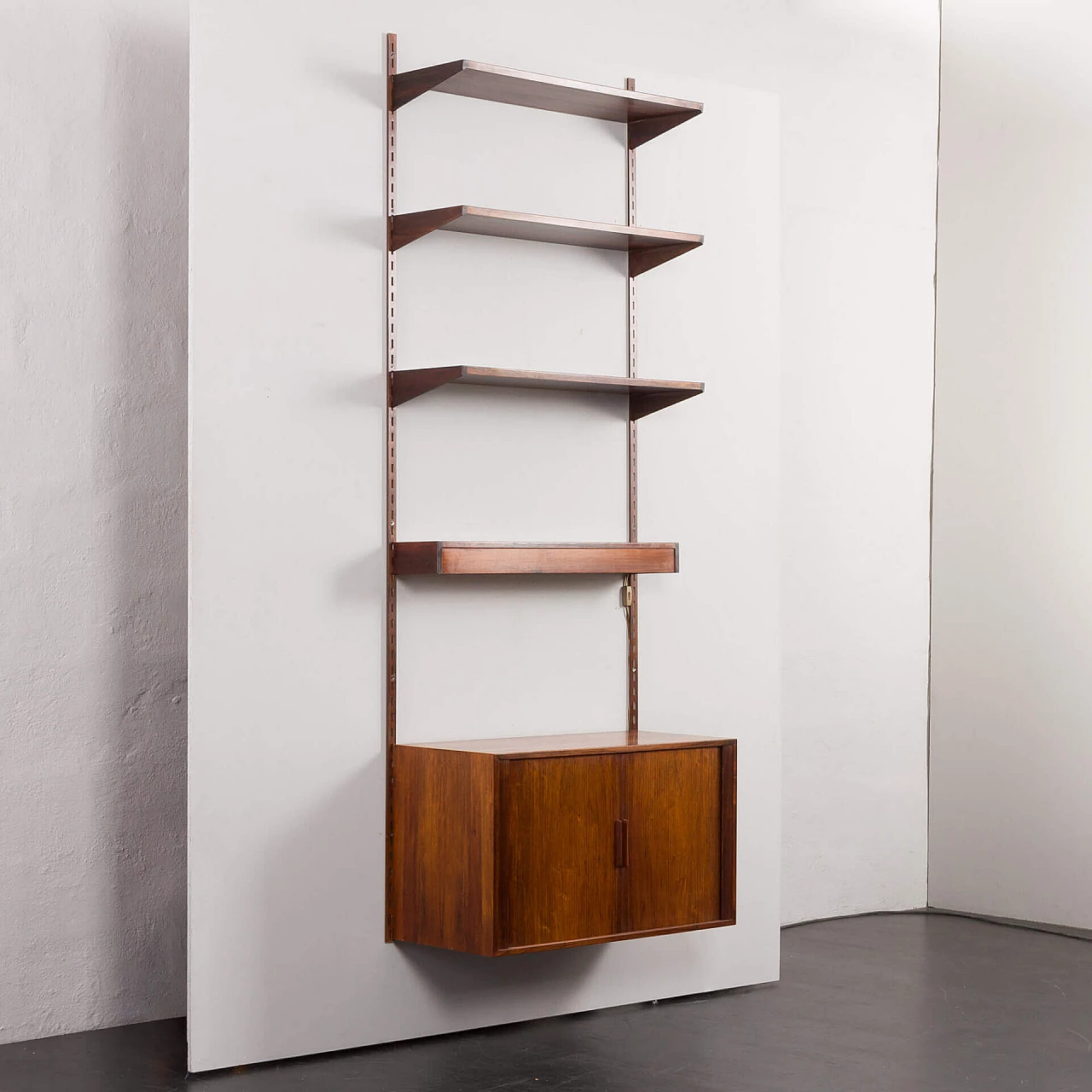 Rosewood bookcase with light by Kai Kristiansen for FM Mobler, 1960s 4