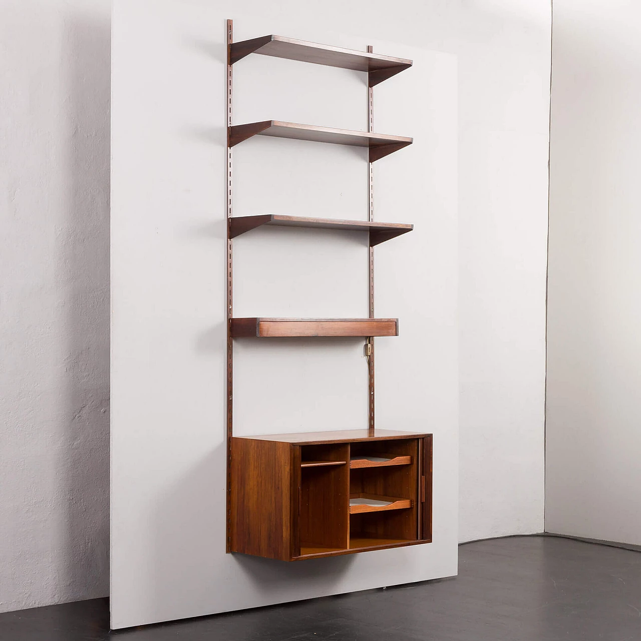 Rosewood bookcase with light by Kai Kristiansen for FM Mobler, 1960s 5