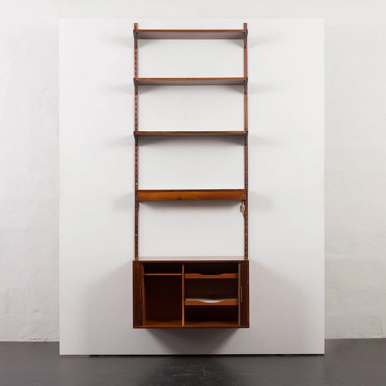 Rosewood bookcase with light by Kai Kristiansen for FM Mobler, 1960s 8