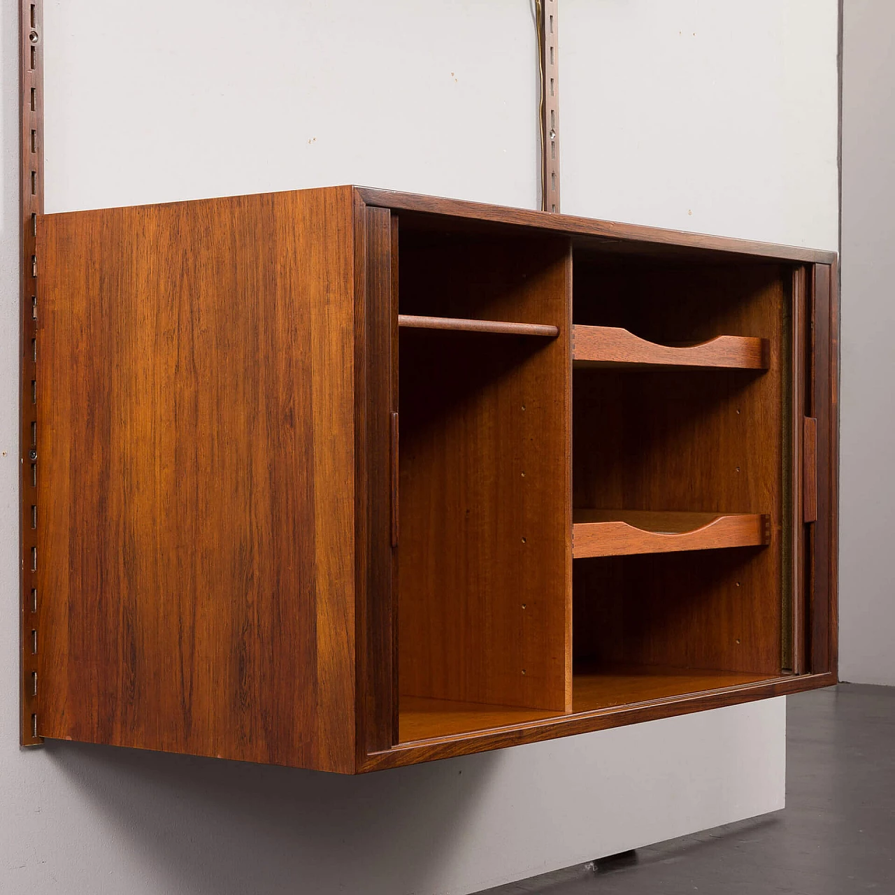 Rosewood bookcase with light by Kai Kristiansen for FM Mobler, 1960s 12