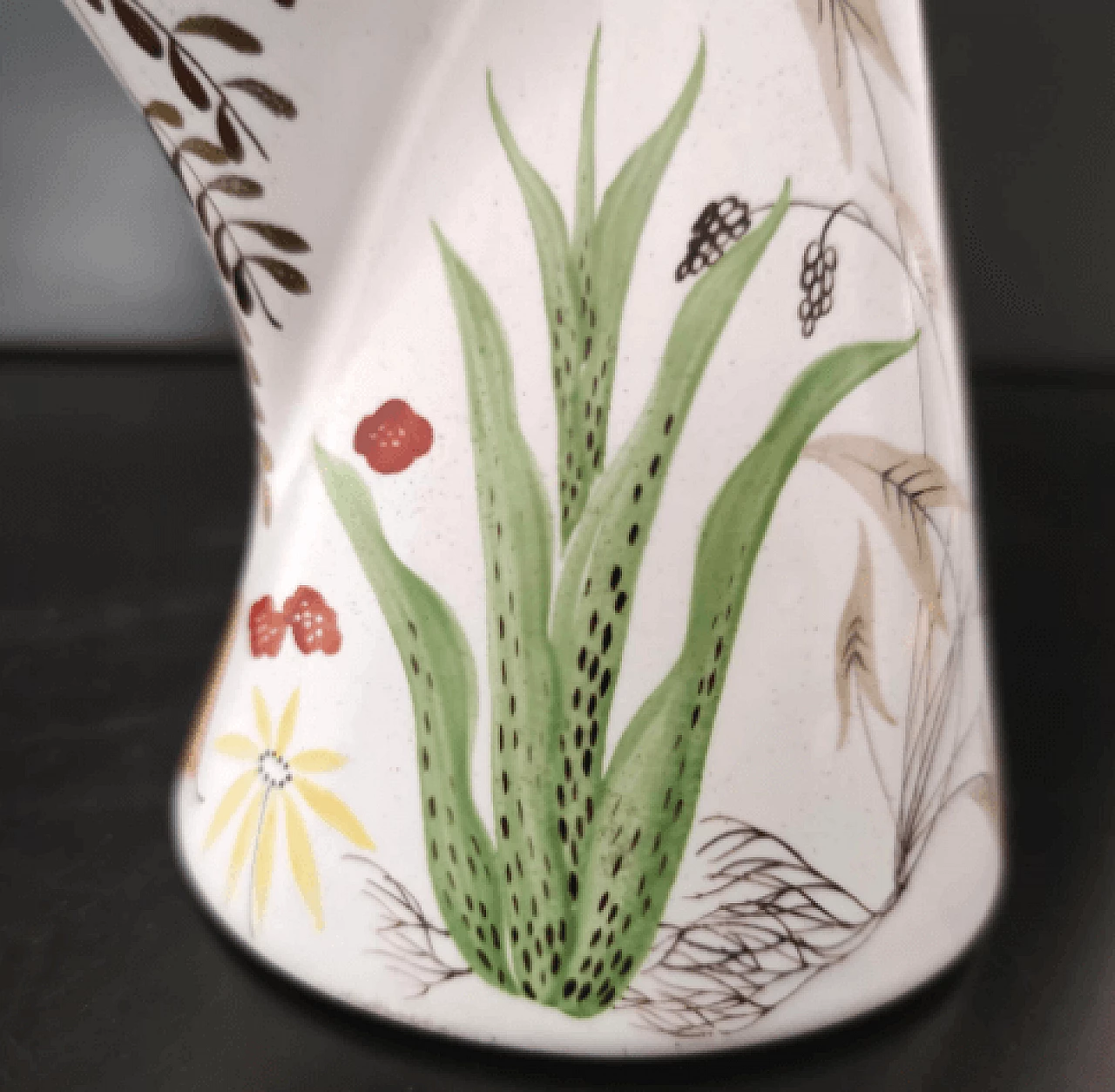 Glazed and painted ceramic vase by Antonia Campi for Lavenia, 1957 11
