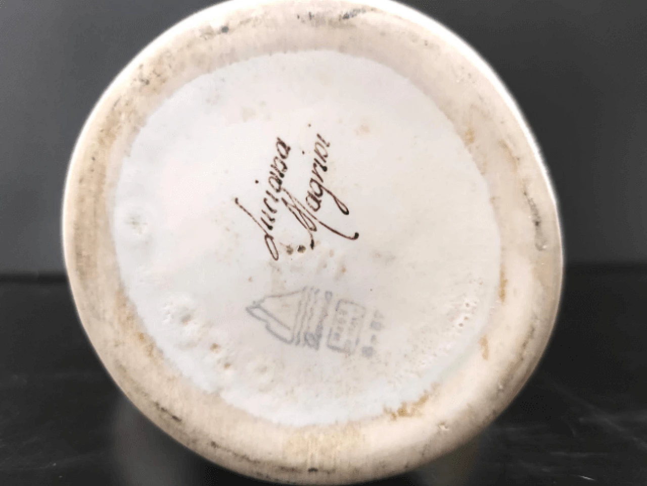 Glazed and painted ceramic vase by Antonia Campi for Lavenia, 1957 13