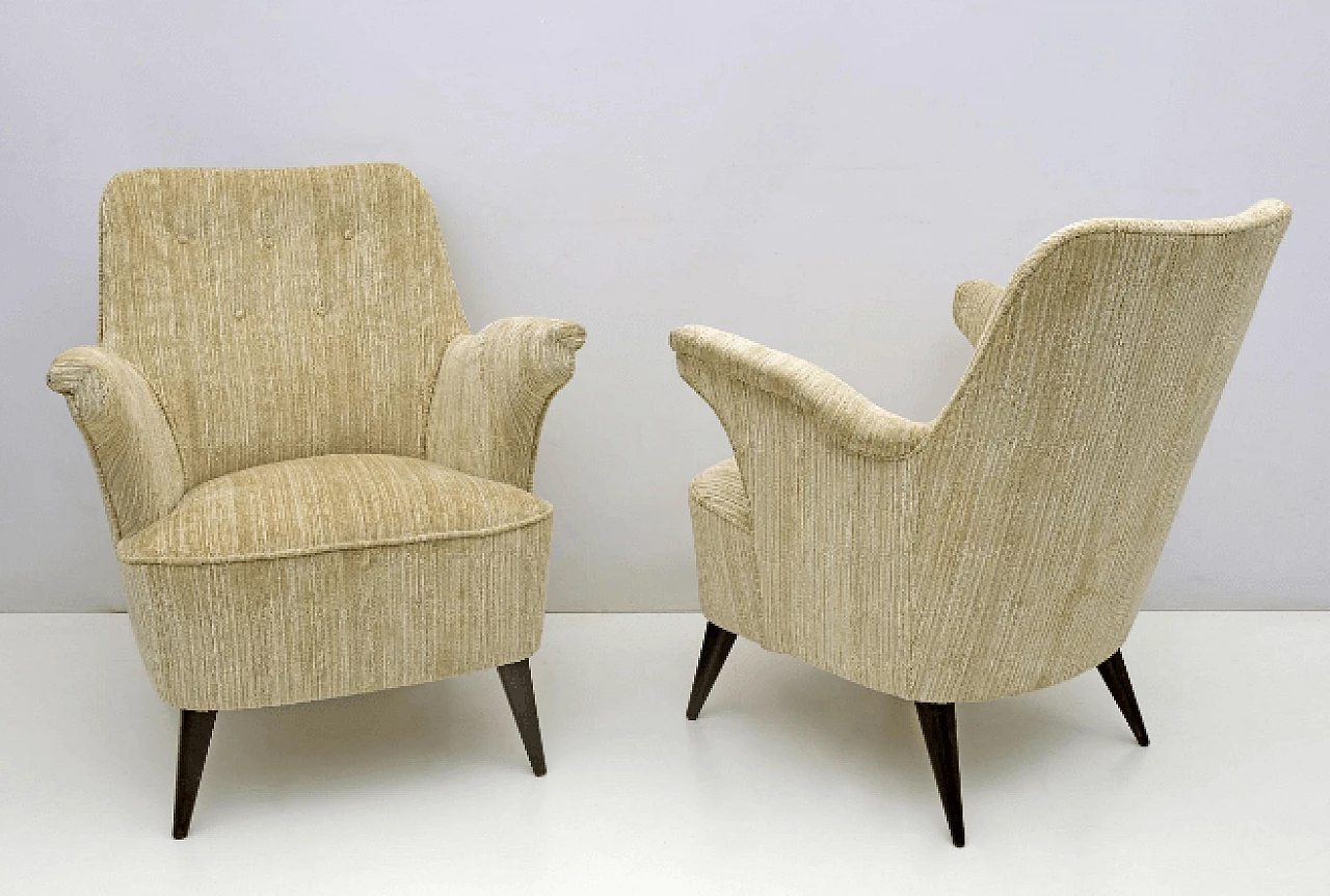 Coppia di poltrone di Nino Zoncada per Cassina, anni '50 2