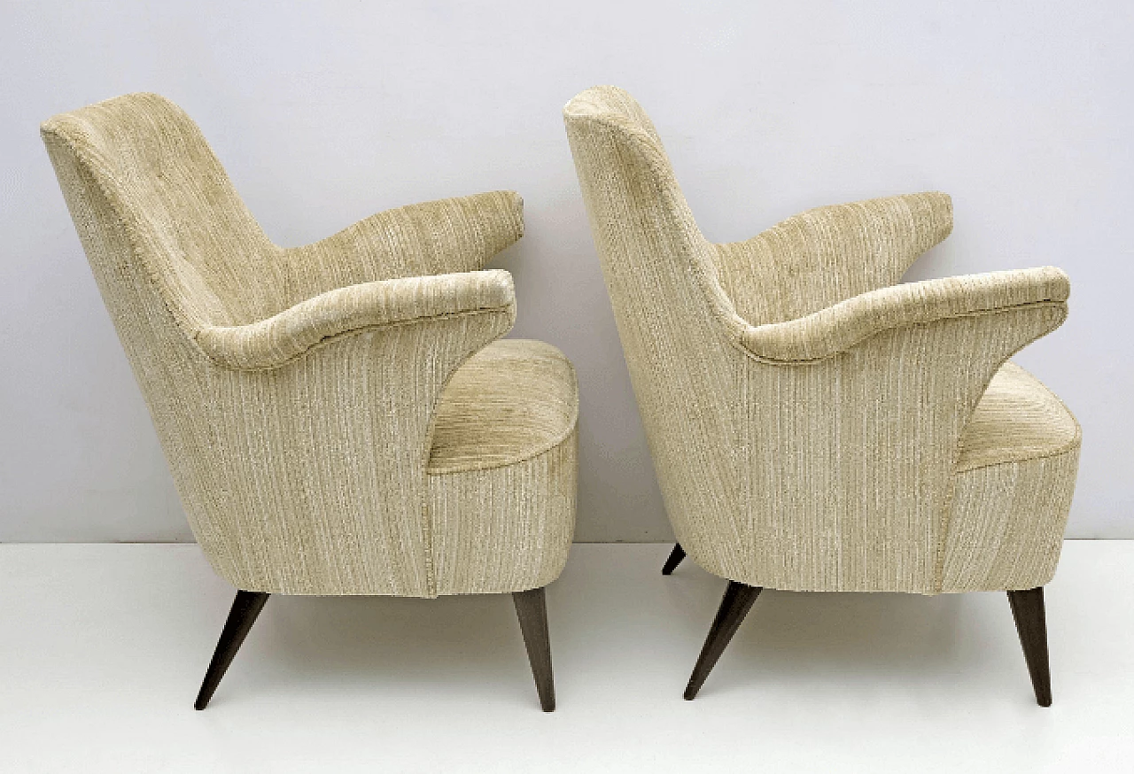 Coppia di poltrone di Nino Zoncada per Cassina, anni '50 7