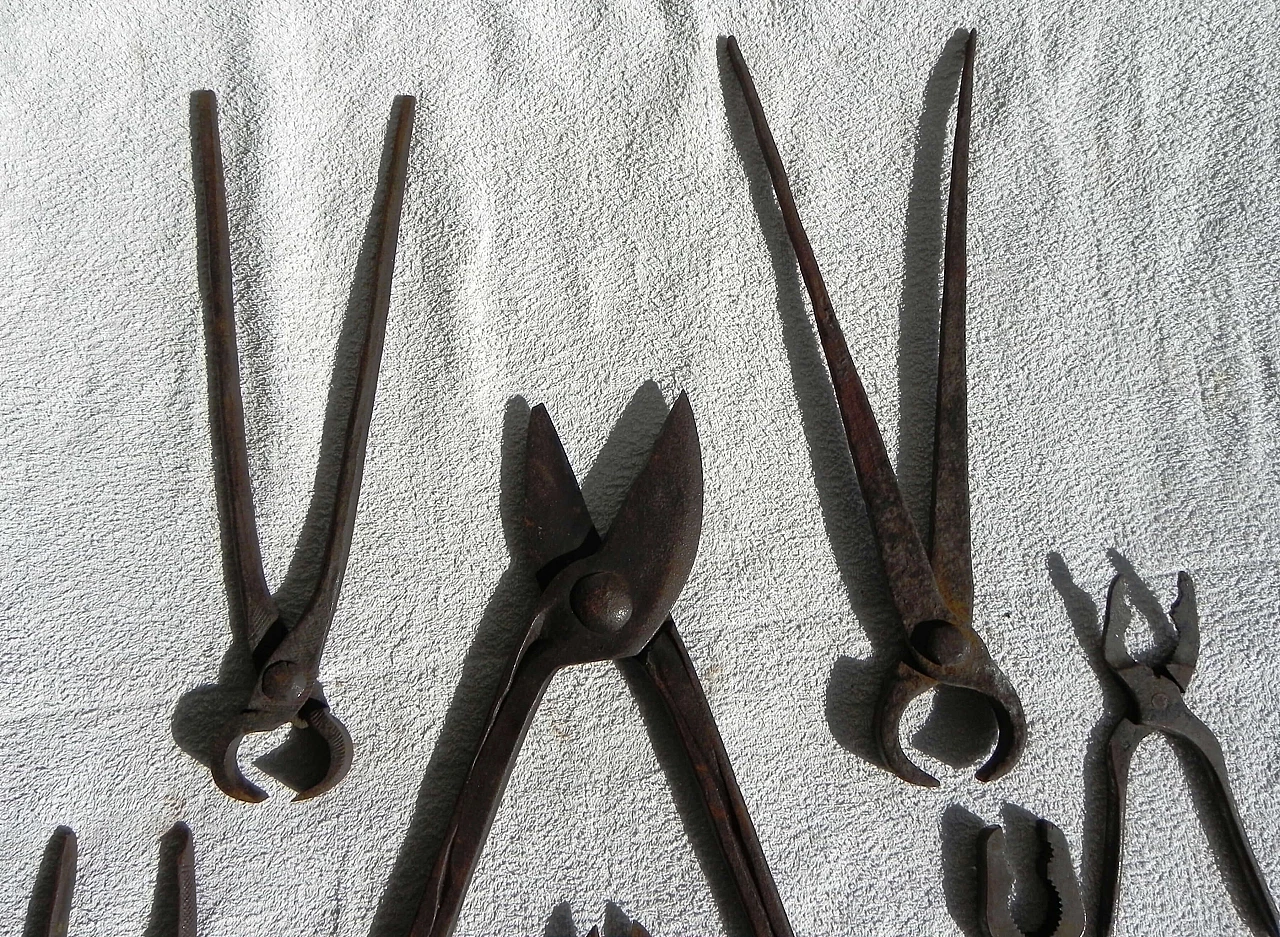 7 Metal blacksmith tools, 1940s 3