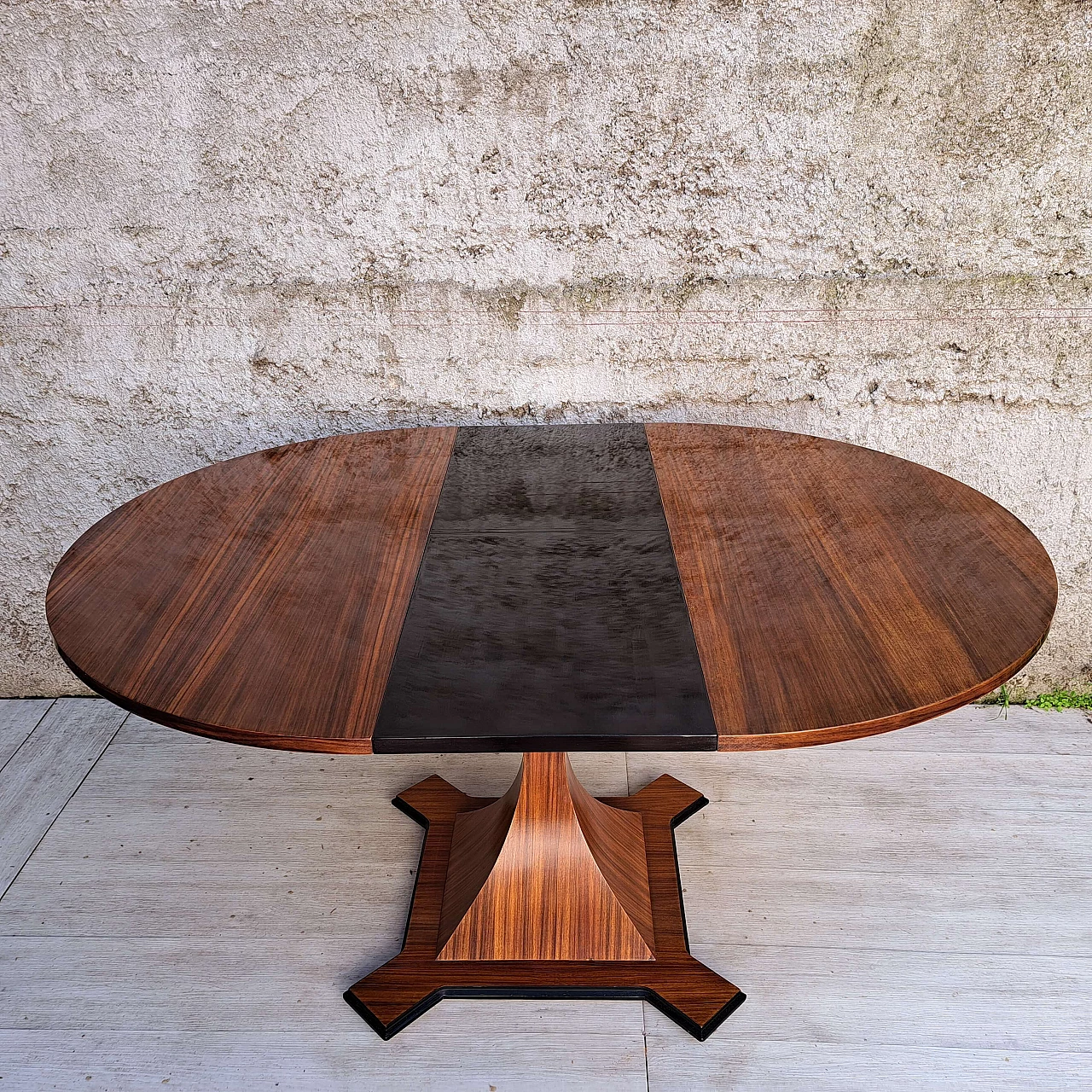 Rosewood extendable table in the style of Carlo De Carli, 1950s 2