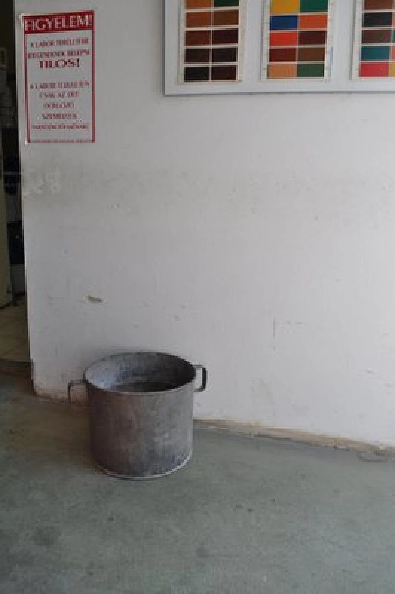 Vaso fioriera ungherese in zinco, anni '50 4