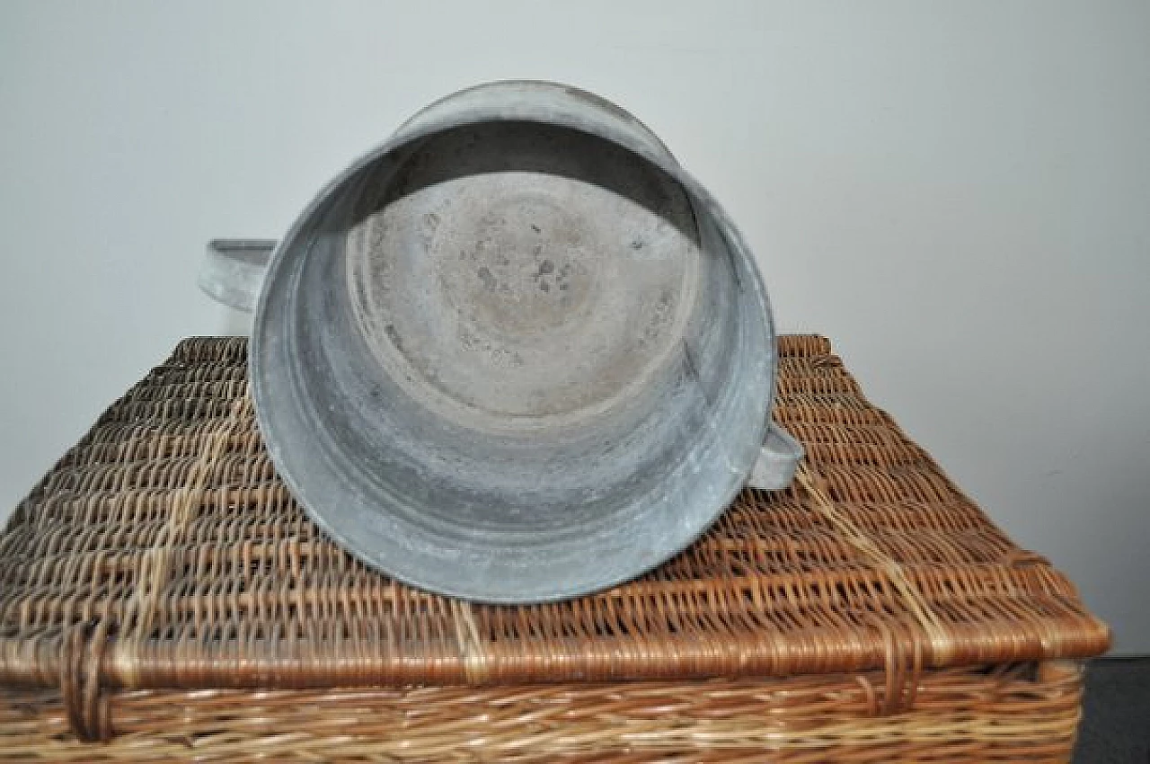 Hungarian zinc vase, 1950s 2