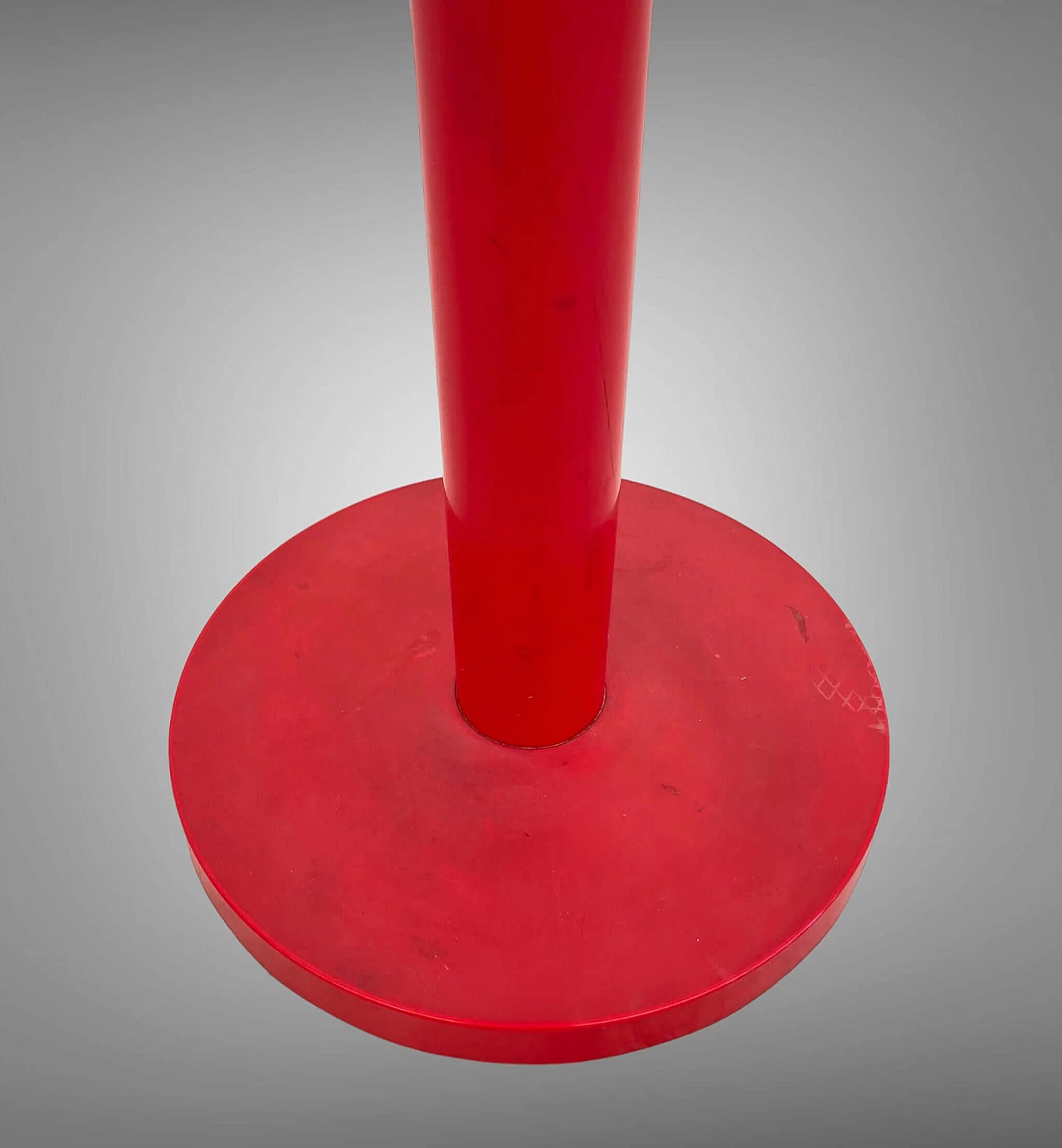 Appendiabiti 4653 in plastica rossa di Kartell, anni '70 2