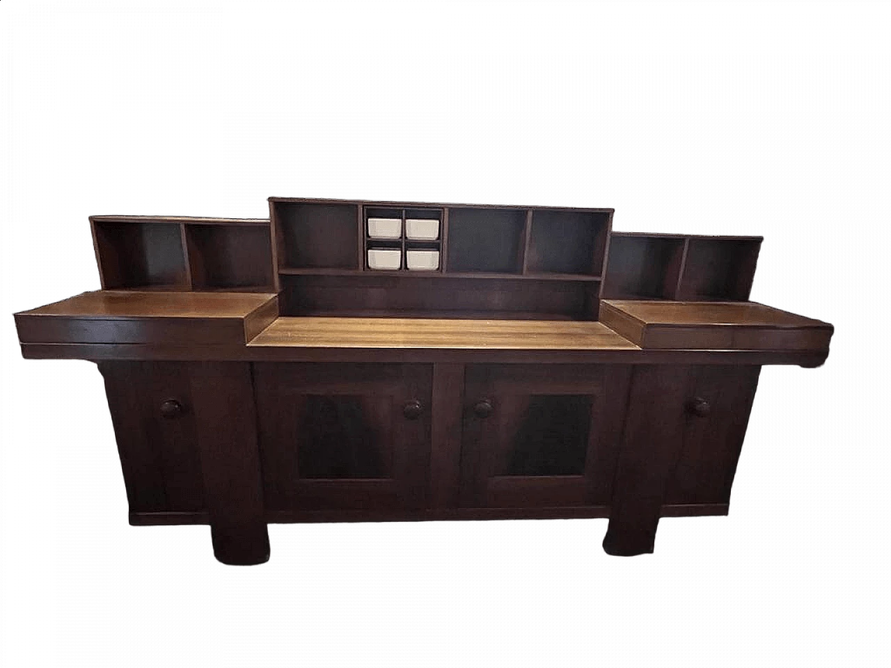 Credenza in legno di Silvio Coppola per Bernini, anni '60 5