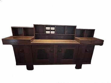 Wood sideboard by Silvio Coppola for Bernini, 1960s