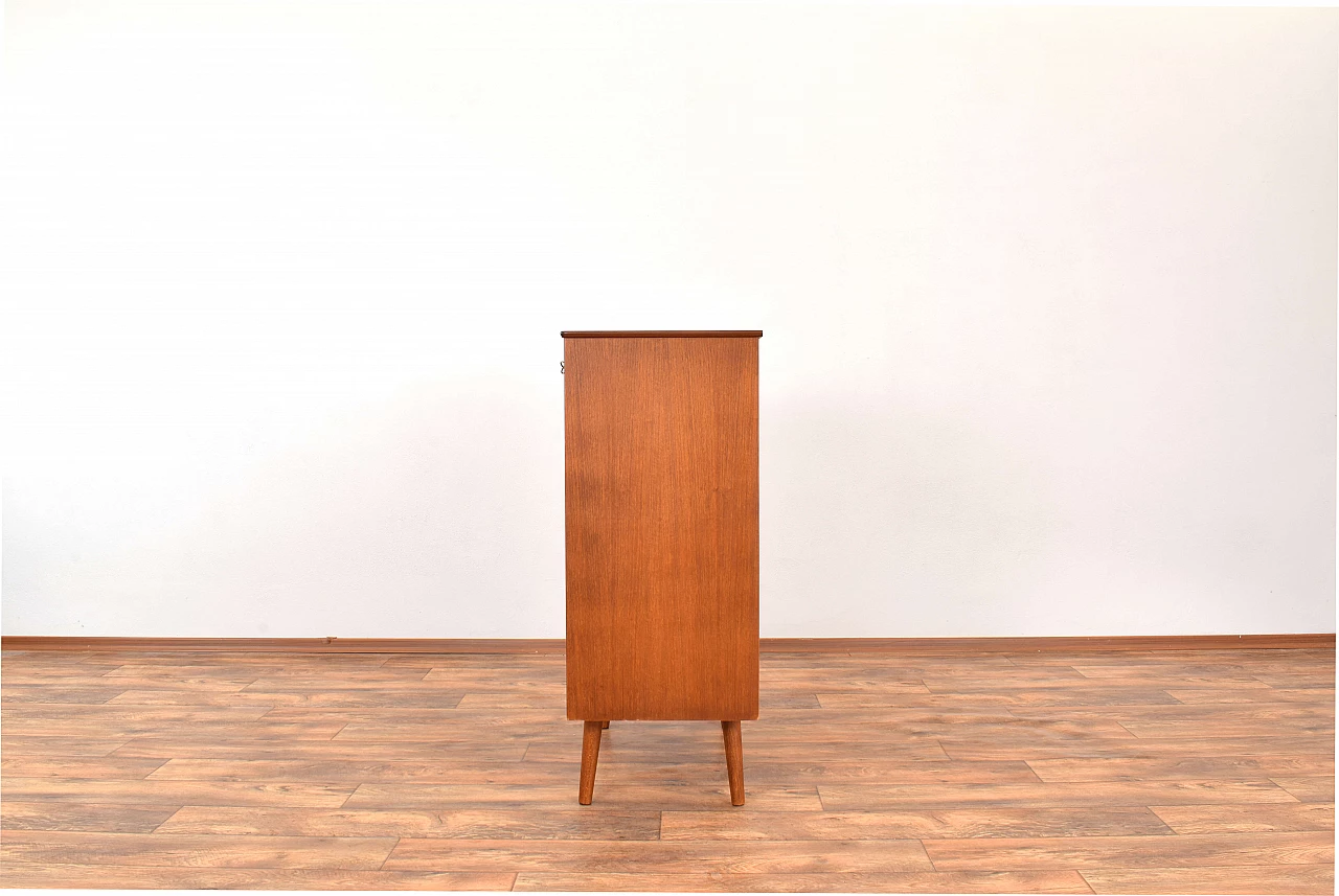 Danish teak five-drawers dresser, 1960s 5