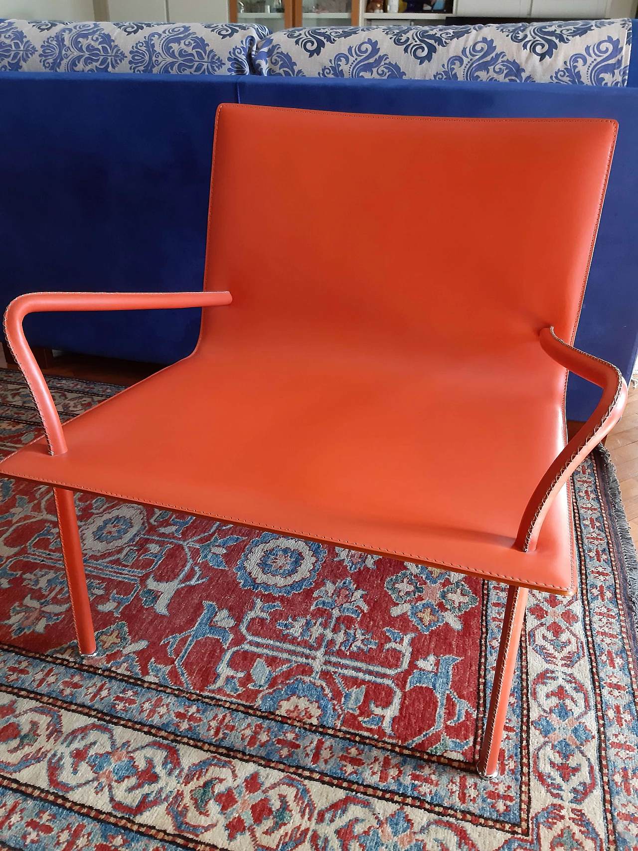 Poltrona LYS W in acciaio e cuoio di Marc Sadler, anni 2000 1