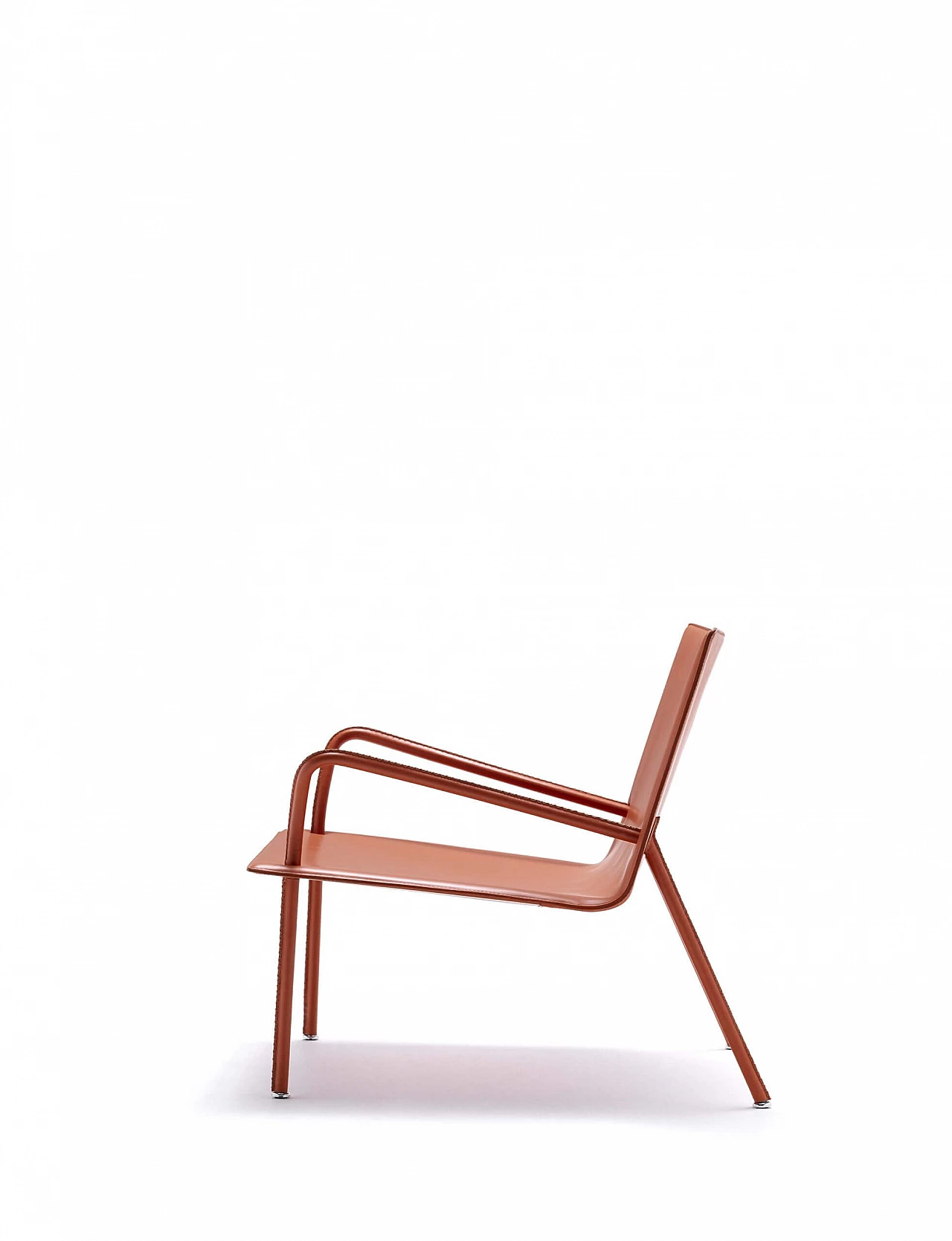 Poltrona LYS W in acciaio e cuoio di Marc Sadler, anni 2000 3