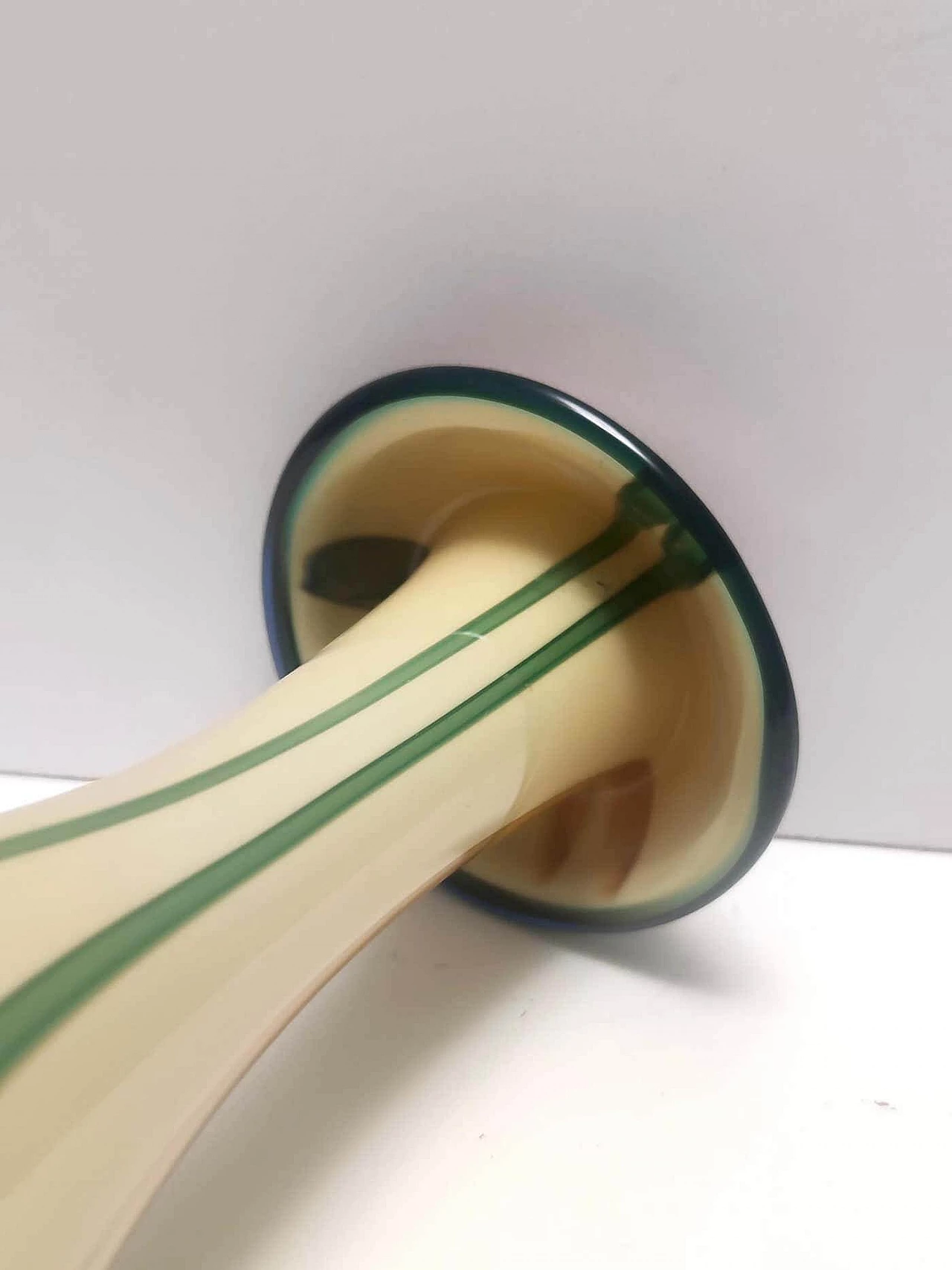 Stained and hand-blown glass decanter, 1970s 7