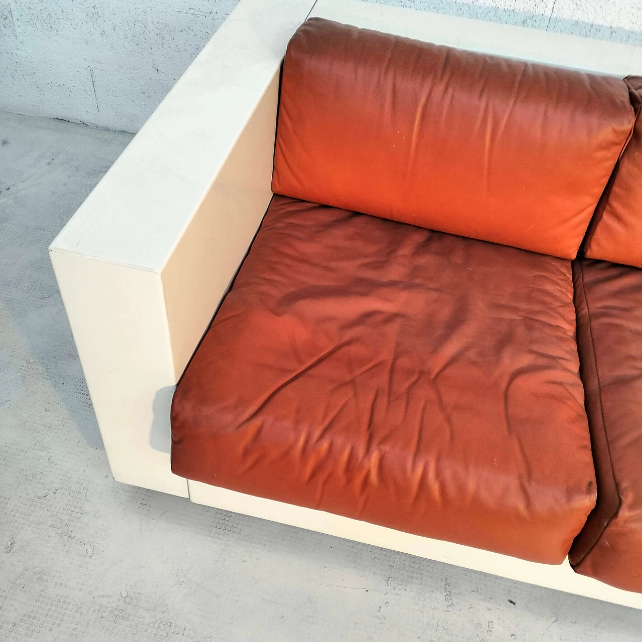 Saratoga three-seater sofa by Lella and Massimo Vignelli for Poltronova, 1970s 4