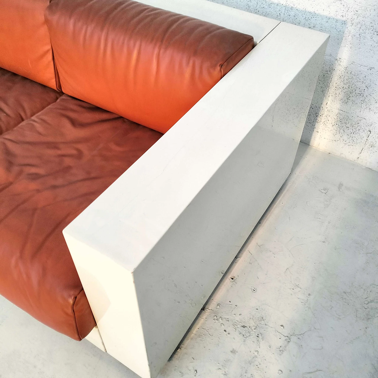 Saratoga three-seater sofa by Lella and Massimo Vignelli for Poltronova, 1970s 7