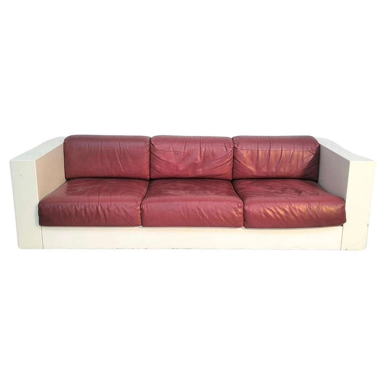Saratoga three-seater sofa by Massimo and Lella Vignelli for Poltronova, 1970s 1