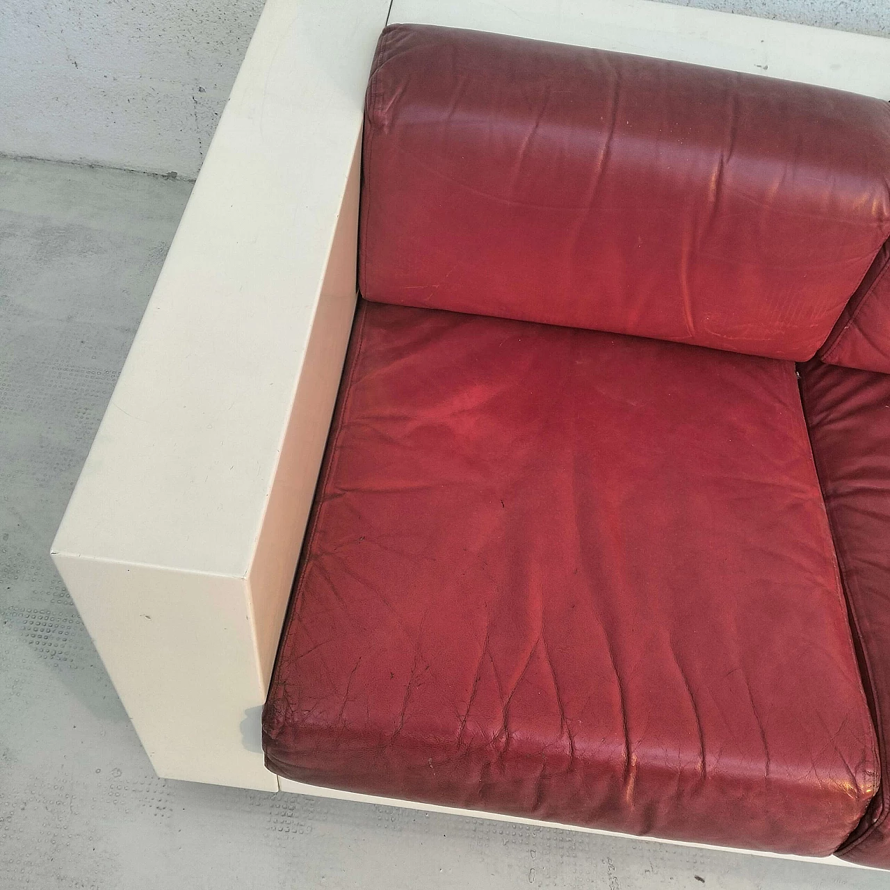 Saratoga three-seater sofa by Massimo and Lella Vignelli for Poltronova, 1970s 4