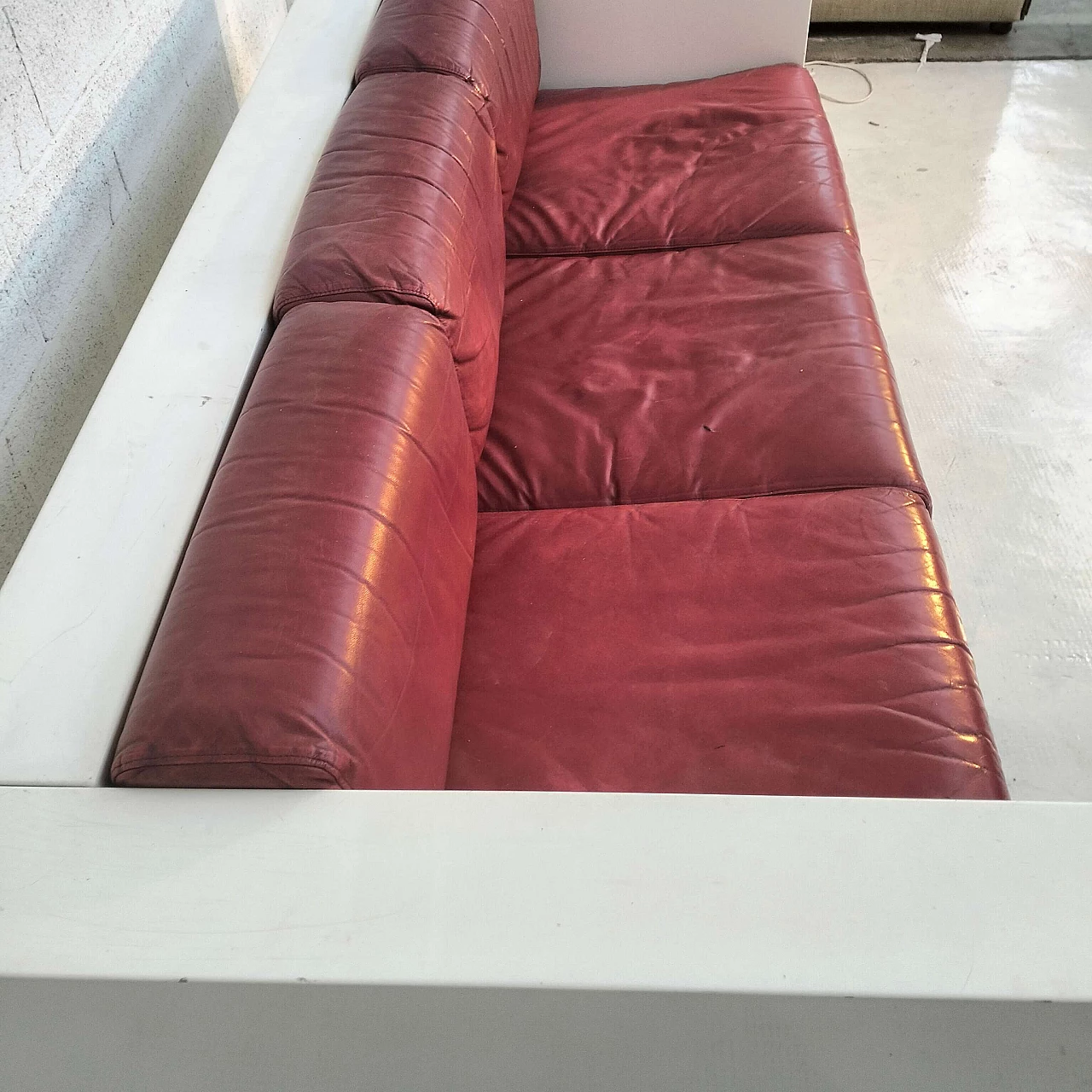 Saratoga three-seater sofa by Massimo and Lella Vignelli for Poltronova, 1970s 12