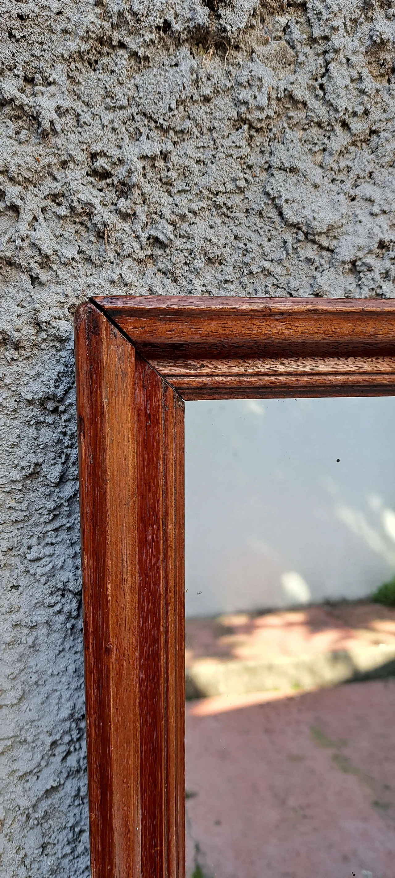 Mahogany wall mirror, early 20th century 3