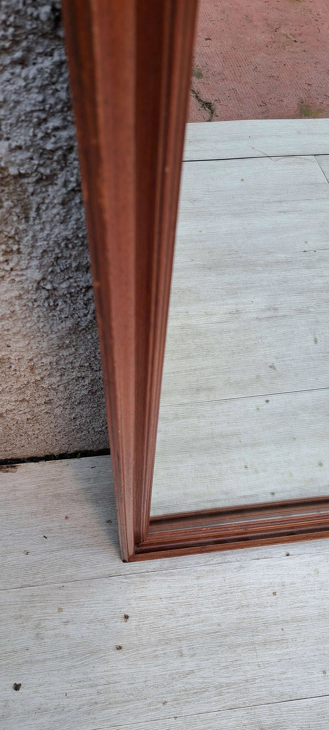 Mahogany wall mirror, early 20th century 4