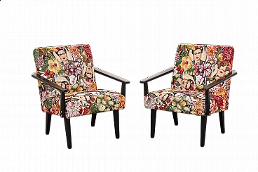 Pair of armchairs by Frantisek Jirak for Tatra Nabytok, 1960s
