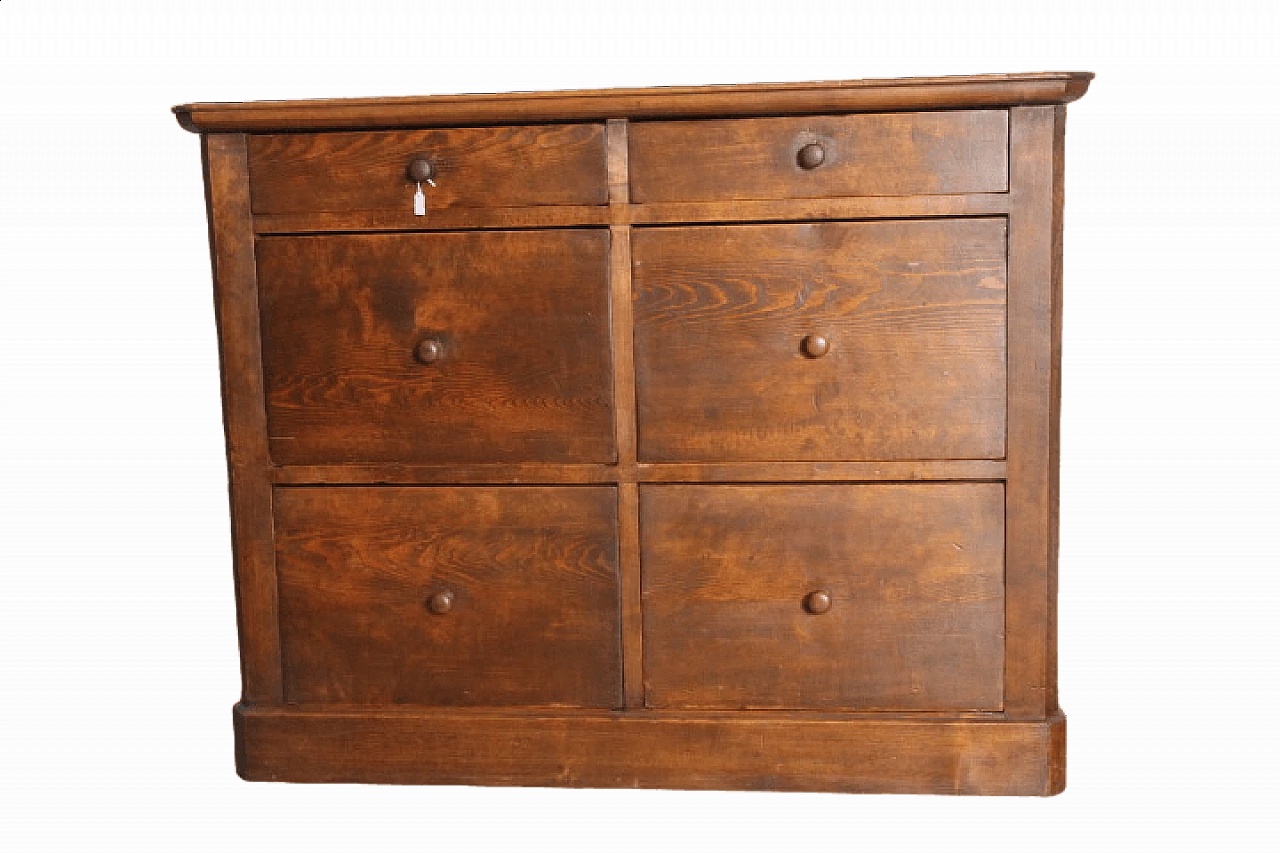 Walnut double-sided chest of drawers, 19th century 12
