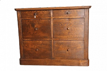 Walnut double-sided chest of drawers, 19th century