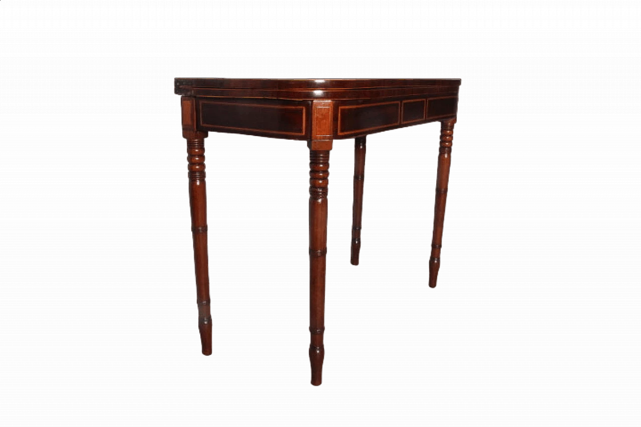 Inlaid rosewood game table in Louis Philippe style, 19th century 14