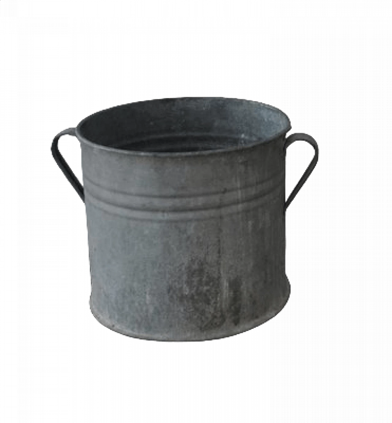 Hungarian zinc vase, 1950s 8