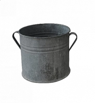 Hungarian zinc vase, 1950s