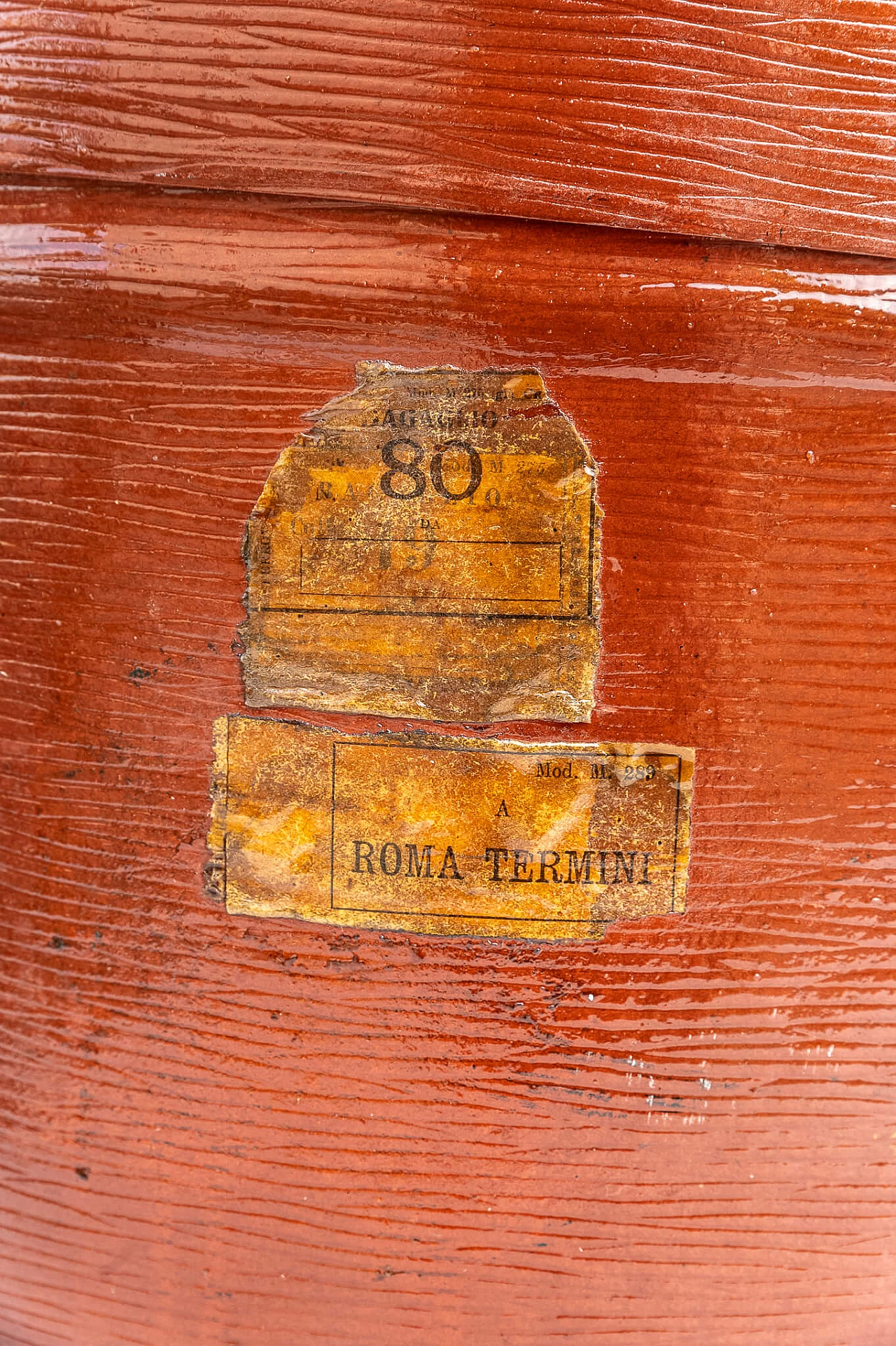 Pressed cardboard hat box, 1930s 11