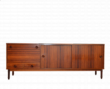 Rosewood sideboard with flap, 1960s