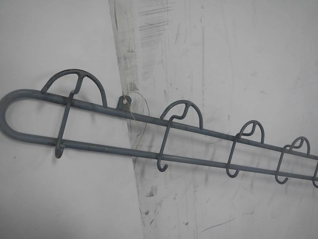 Gray varnished iron coat rack, 1950s 5