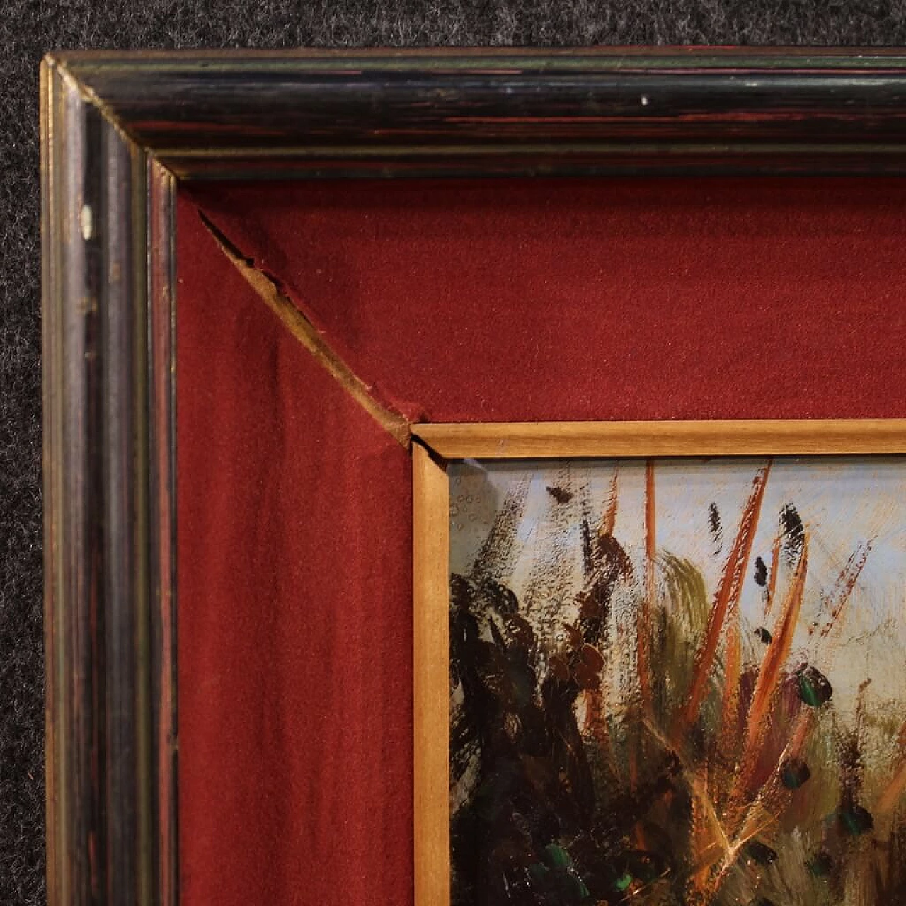 Cafiero Filippelli, country landscape, oil painting on masonite 7