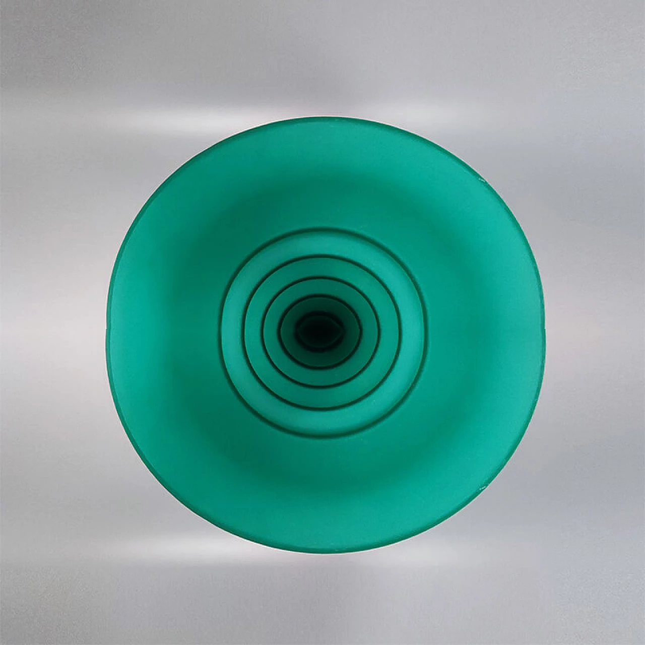 Green Murano glass vase by Michielotto, 1960s 3