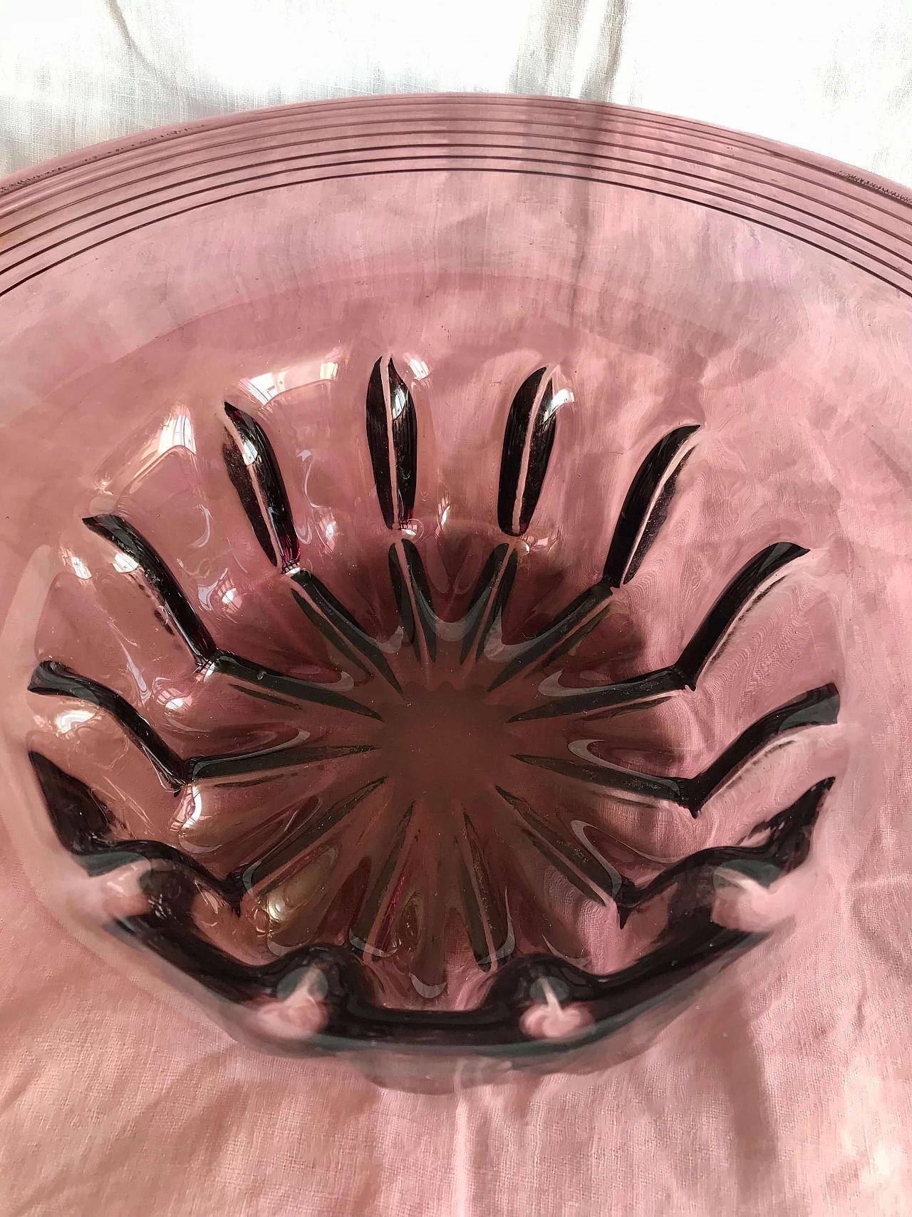 Centrotavola in vetro di Murano attribuito a Cappellin, anni '30 5